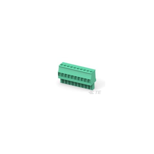Te Connectivity Str Plug 3.5mm Green RH 10 1-1986370-0 - main